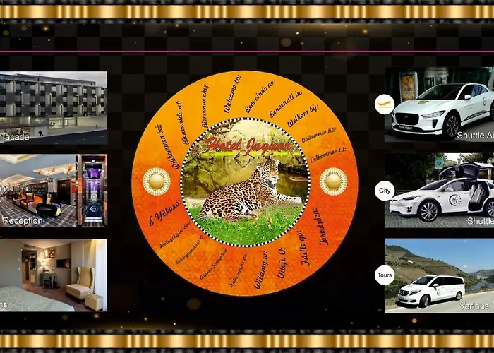 ホテル Jaguar - Is Near The Metro Has Free Parking And A Free Shuttle Service Between The Airport And The From 7am To 8pm