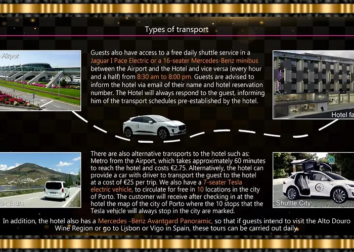 Jaguar - Is Near The Metro Has Free Parking And A Free Shuttle Service Between The Airport And The From 7am To 8pm 4* Porto
